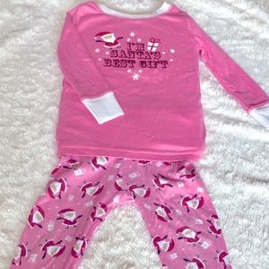 Girls Christmas pajamas sz 18-24mo